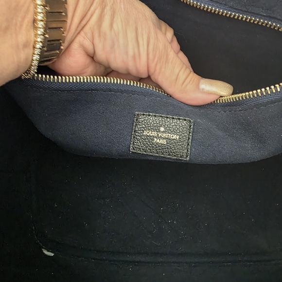 LOUIS VUITTON Neverfull MM tote Monogram Empreinte. - Picture 4 of 8